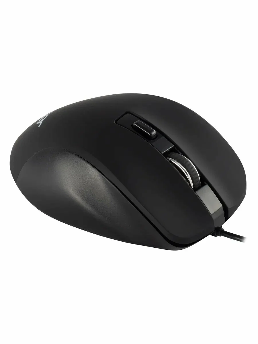 Мышь проводная Acer OMW120 черный, 2000 dpi, USB, кнопки - 6