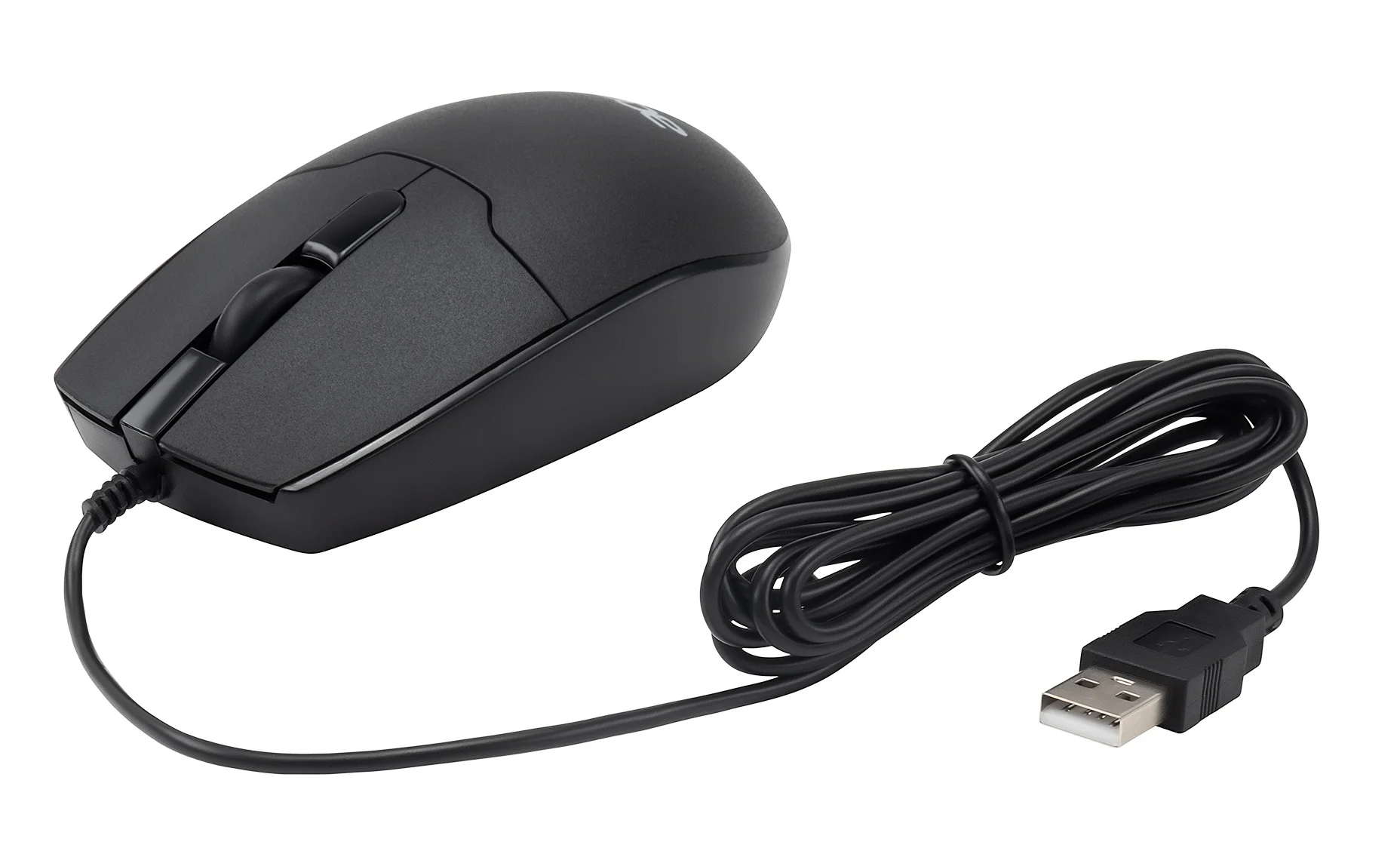 Мышь проводная Acer OMW126 черный, 1200 dpi, USB, кнопки - 3