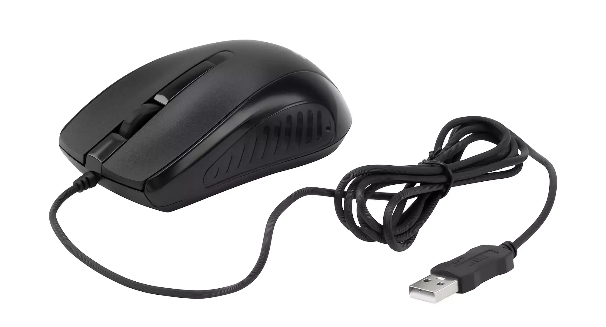 Мышь проводная Acer OMW136 черный, 1200 dpi, USB, кнопки - 3
