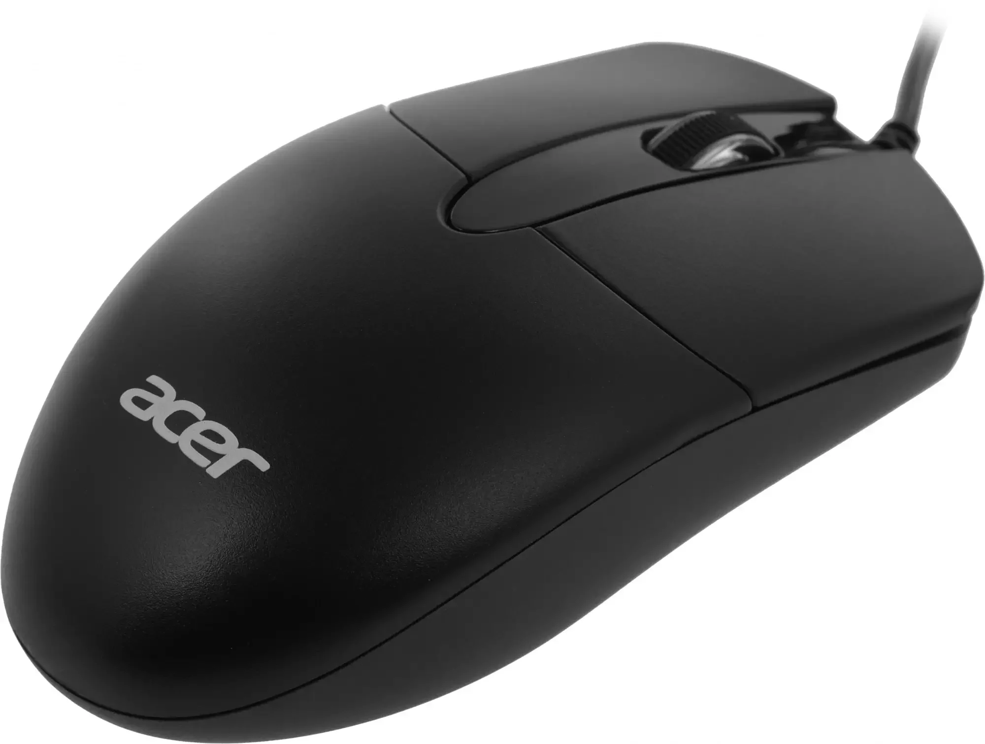 Мышь проводная Acer OMW300 черный, 1200 dpi, USB, кнопки - 3