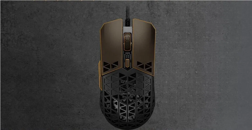 Мышь проводная ASUS TUF Gaming M4 Air черный, 16000 dpi, USB, кнопки - 6