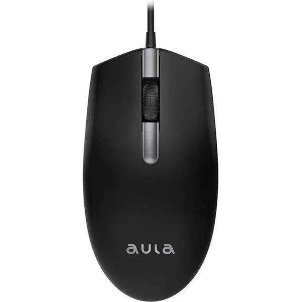 Мышь проводная AULA AM103 черный, 1000 dpi, USB, кнопки - 3