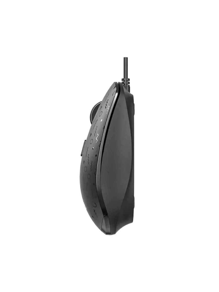 Мышь проводная AULA AM106 черный, 2000 dpi, USB, кнопки - 4