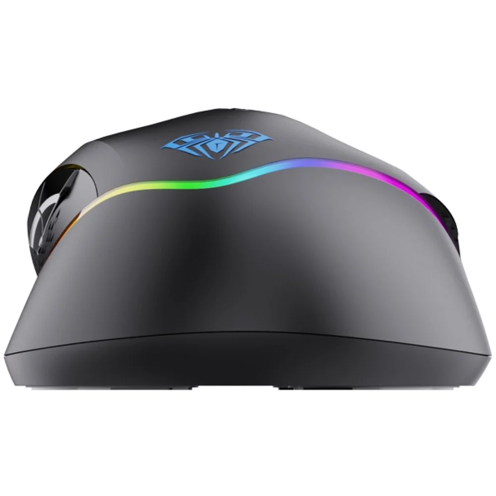 Мышь проводная AULA F805 черный, 6400 dpi, USB, кнопки - 7