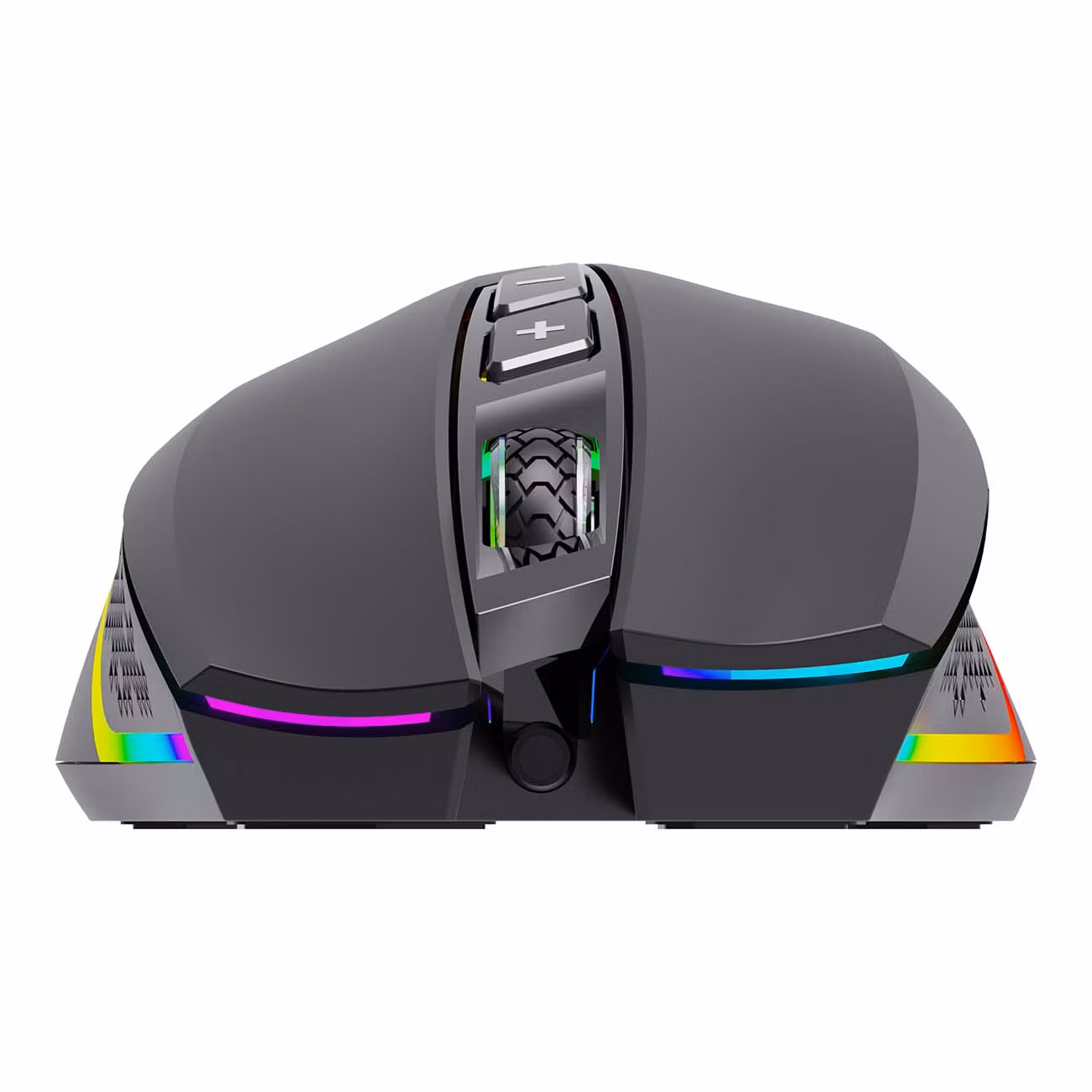 Мышь проводная AULA F805 черный, 6400 dpi, USB, кнопки - 7