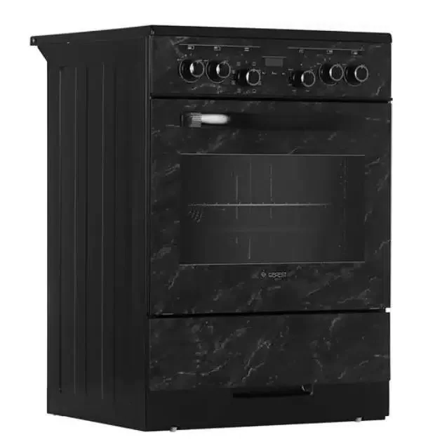 Плита электрическая GEFEST 6560-03 0053. "мрамор" (ШхГхВ) 60x60x85 см 7.8 кВт духовка 55л.