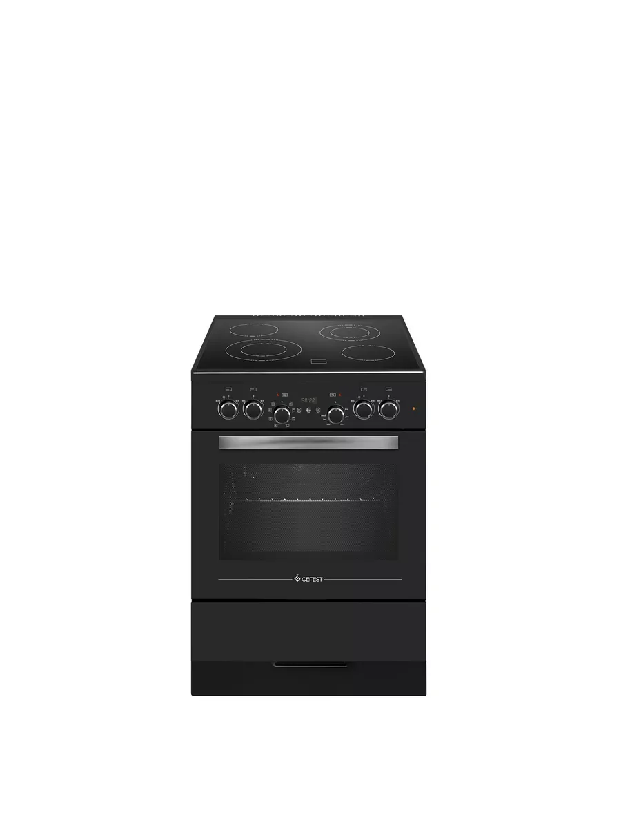 Плита электрическая GEFEST 6560-03 0057. ШхГхВ: 60x60x85 см духовка 55л.  7,8кВт.