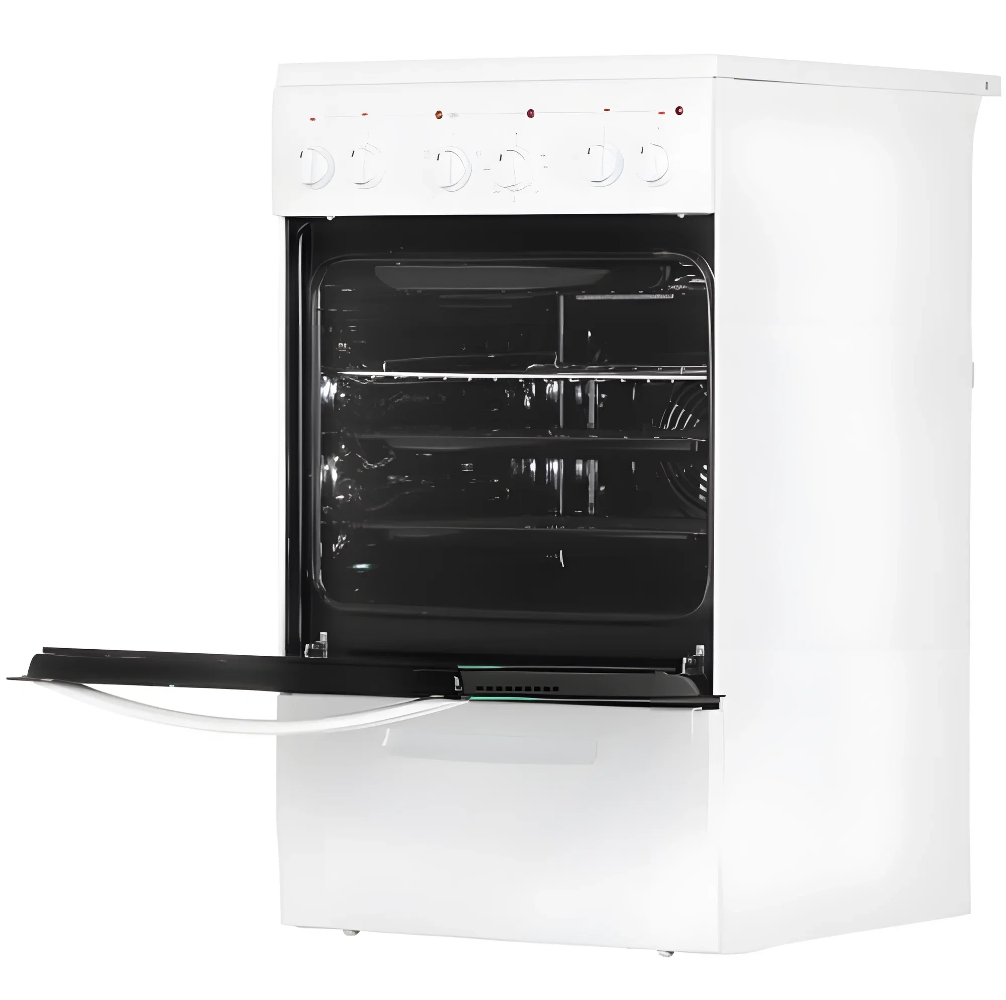 Плита электрическая GEFEST ЭП Н Д 5160-02 0095 белый стеклокер. 4 эл.конф. духовка эл. 52л. защита