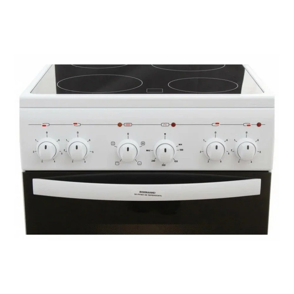Плита электрическая GEFEST ЭП Н Д 5160-02 0095 белый стеклокер. 4 эл.конф. духовка эл. 52л. защита