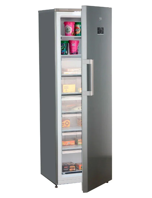 Морозильник Beko B3RFNK312S 312 л No Frost 16 кг/сут 59.50х65х185 см