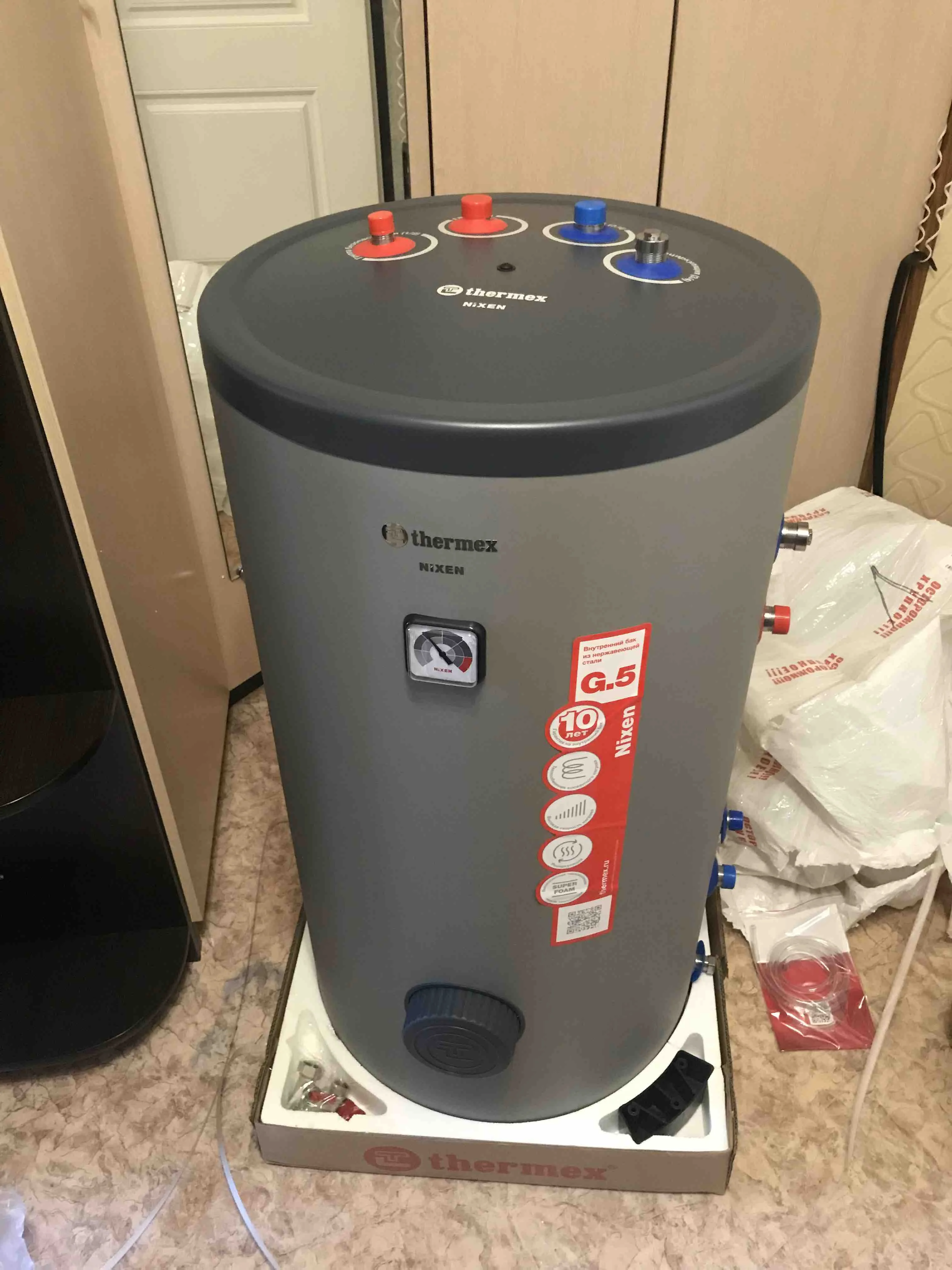 Водонагреватель накопительный Thermex Nixen 150 F (combi)