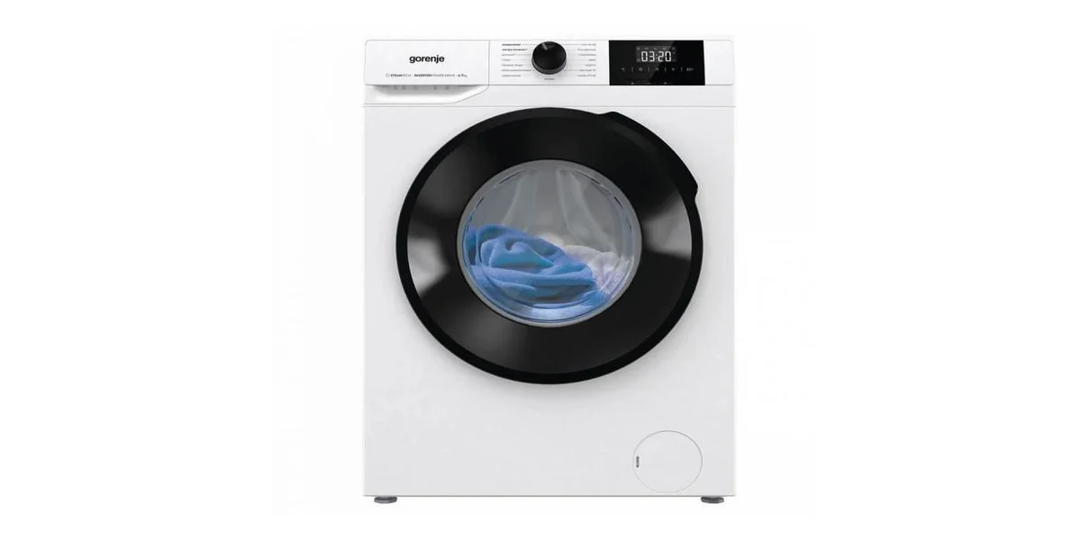 Стиральная машина Gorenje W1NGPI72SBS/C белый, загрузка фронтальная 7 кг, 1200 об/мин., класс: А
