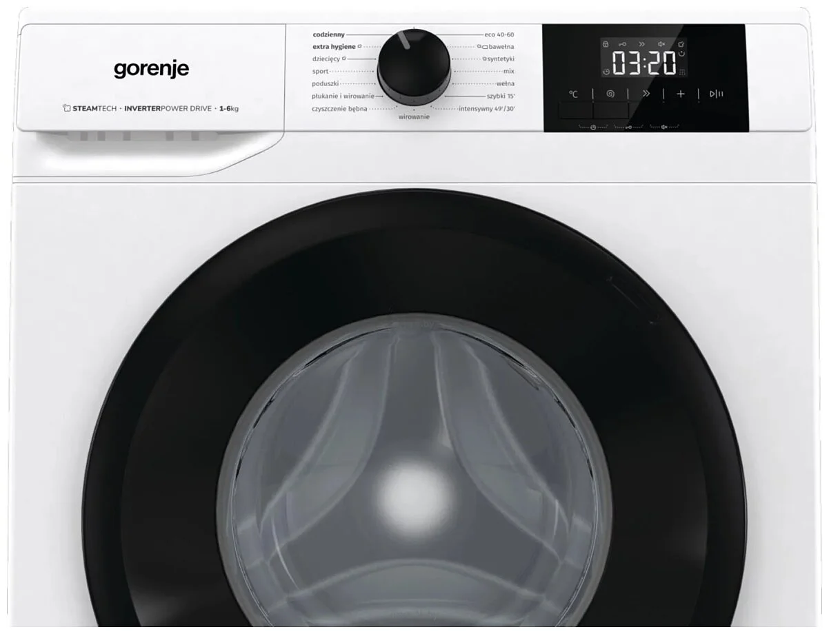 Стиральная машина Gorenje W1NGPI72SBS/C белый, загрузка фронтальная 7 кг, 1200 об/мин., класс: А