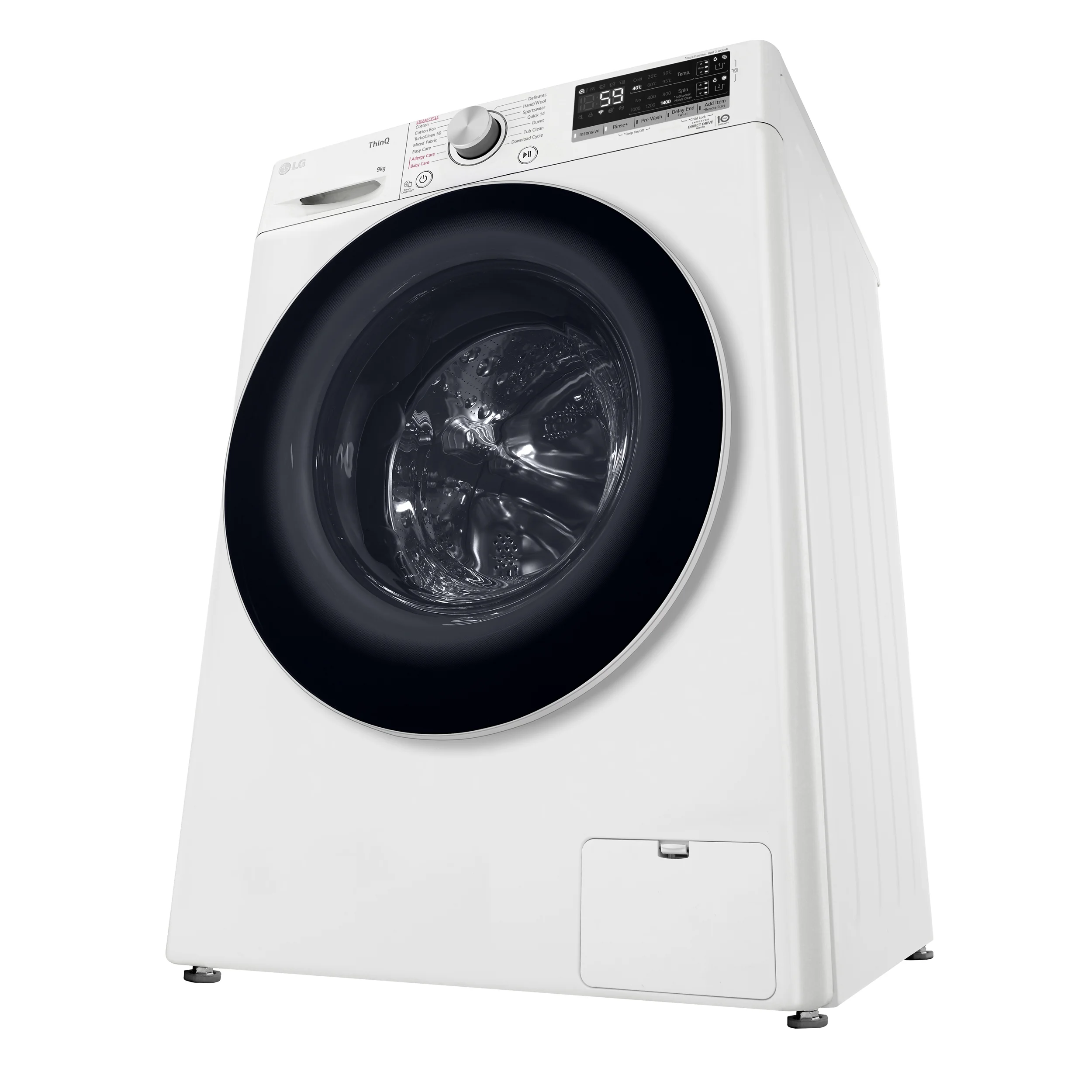 Стиральная машина LG F2V3PS6W белый, загрузка фронтальная 8 кг, 1200 об/мин., класс: A