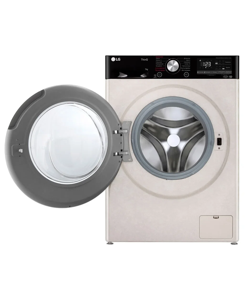 Стиральная машина LG F2V5HS9B бежевый, загрузка фронтальная 7 кг, 1200 об/мин, класс: А