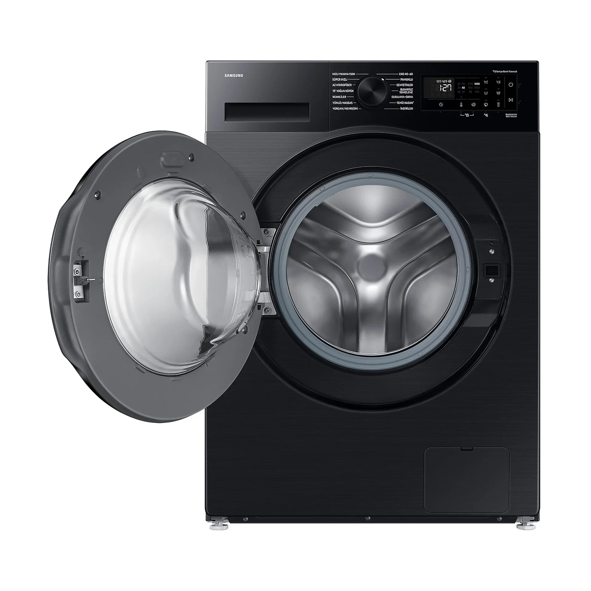 Стиральная машина Samsung WD90DG5G34BBLP загр.фронтальная макс.:9кг (с сушкой) черный