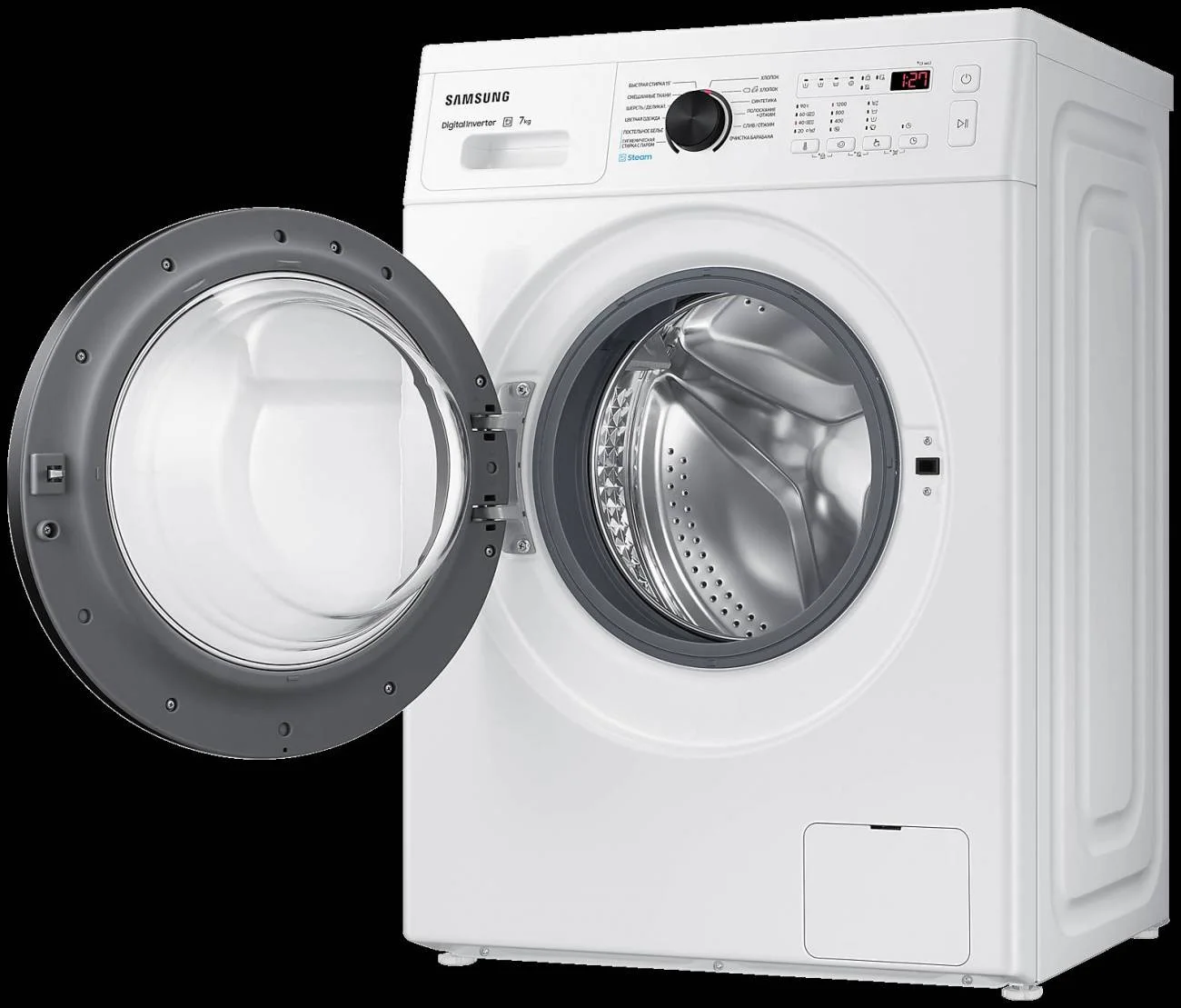 Стиральная машина Samsung WW60AG4S00CE/LD белая, загрузка фронтальная 6 кг, 1000 об/мин., класс: A