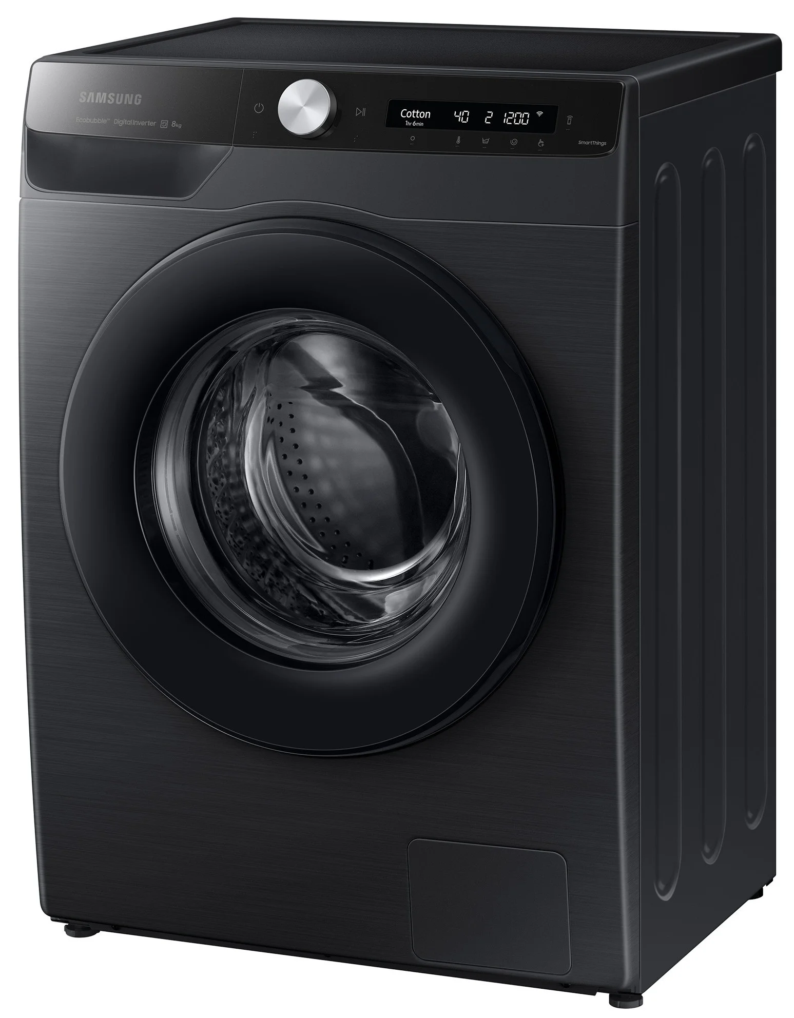 Стиральная машина Samsung WW80AG6S28ABLP серый загрузка фронтальная 8кг, 1200 об/мин, класс А
