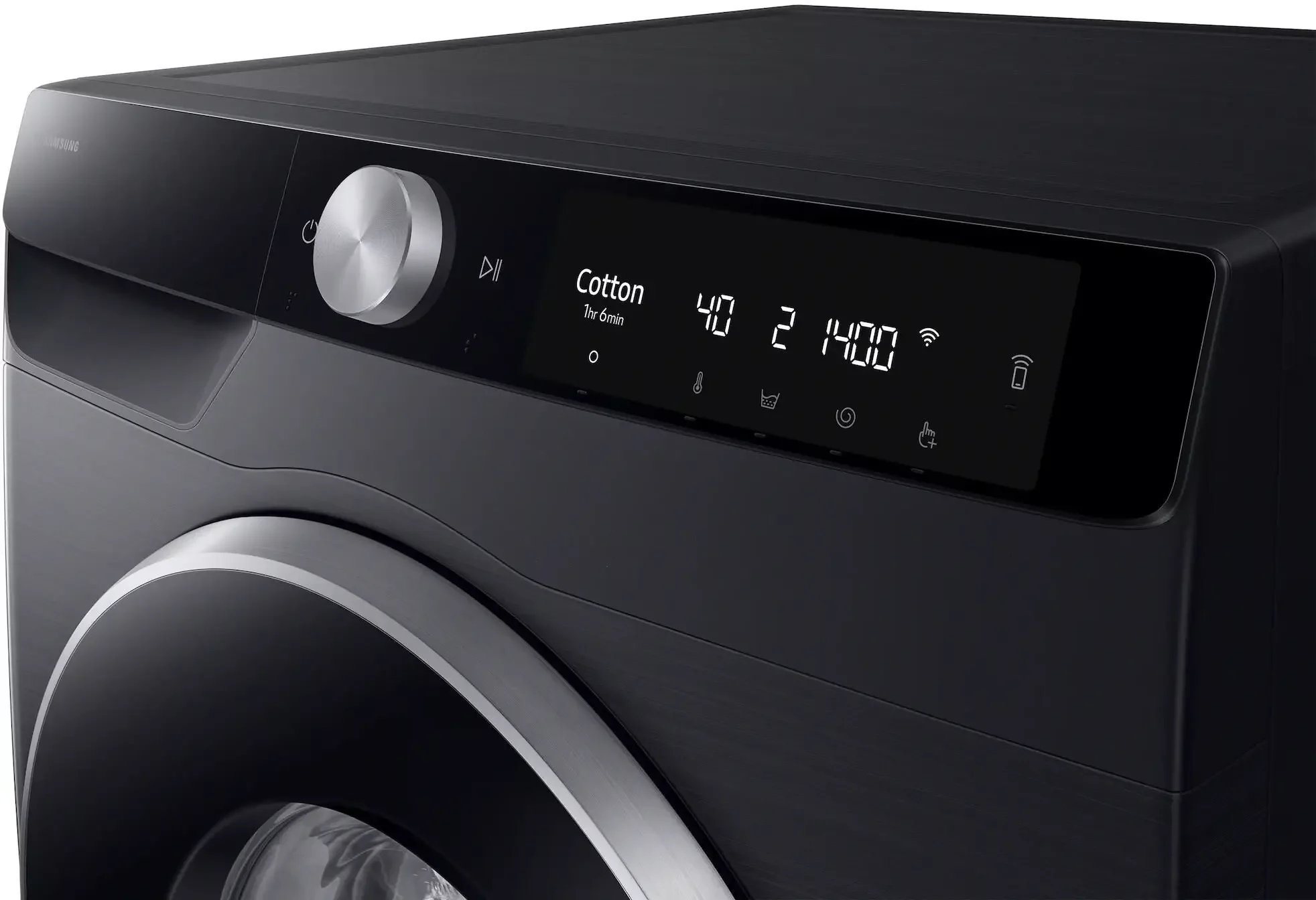 Стиральная машина Samsung WW90DG6U34LBLP загр.фронтальная макс.:9кг черный