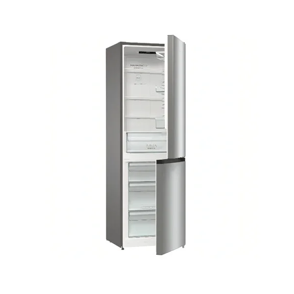 Холодильник Gorenje NRKE62XL серебристый металлик двухкамерный 203/99л морозилка снизу, No Frost