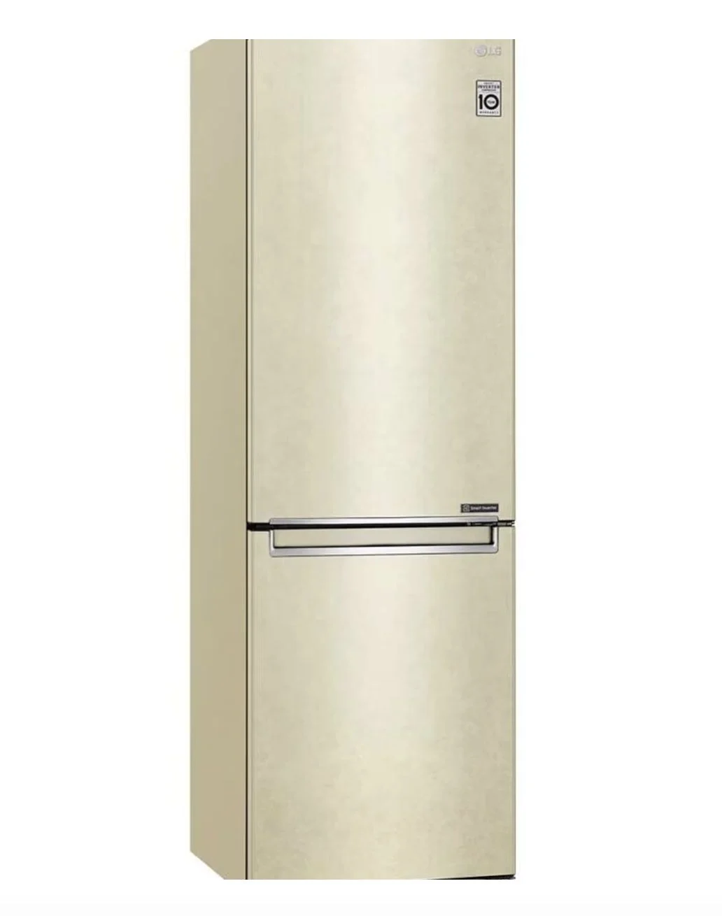 Холодильник LG GA-B509CECL бежевый, двухкамерный, 277/107л, морозилка снизу, No Frost