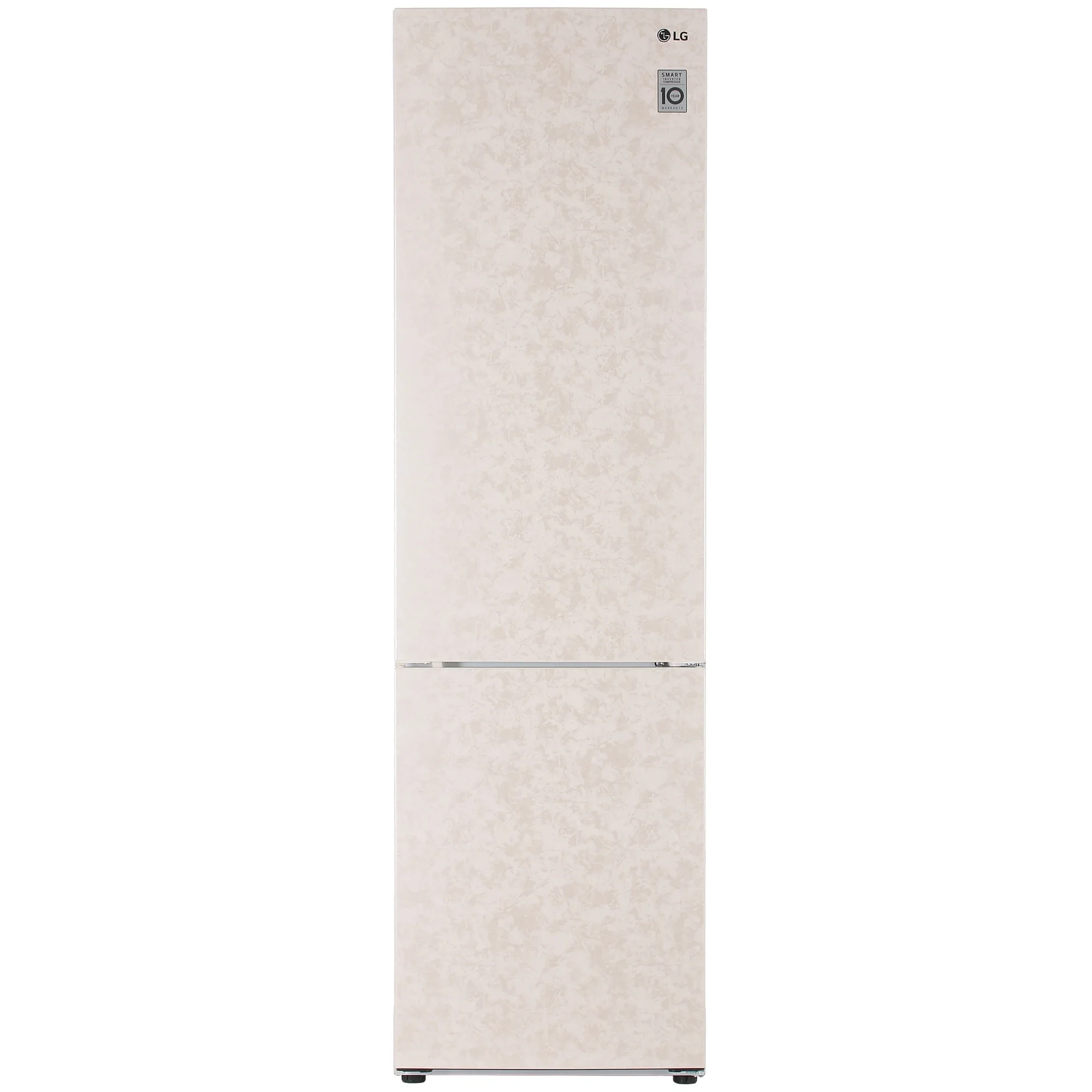 Холодильник LG GA-B509CECL бежевый, двухкамерный, 277/107л, морозилка снизу, No Frost