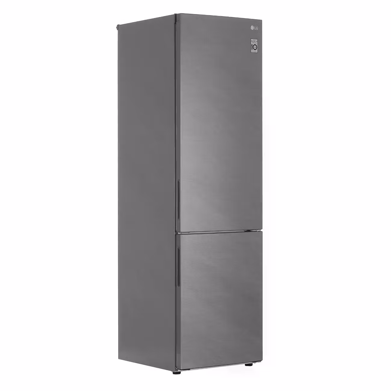 Холодильник LG GA-B509CLCL графитовый двухкамерный 277/107л морозилка снизу, No Frost