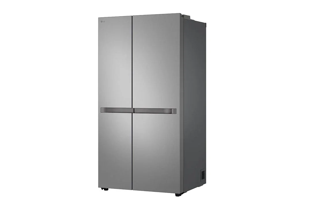 Холодильник LG GC-B257KMHW серебристый двухкамерный 422/206 л., морозилка сбоку, No Frost, Side by Side
