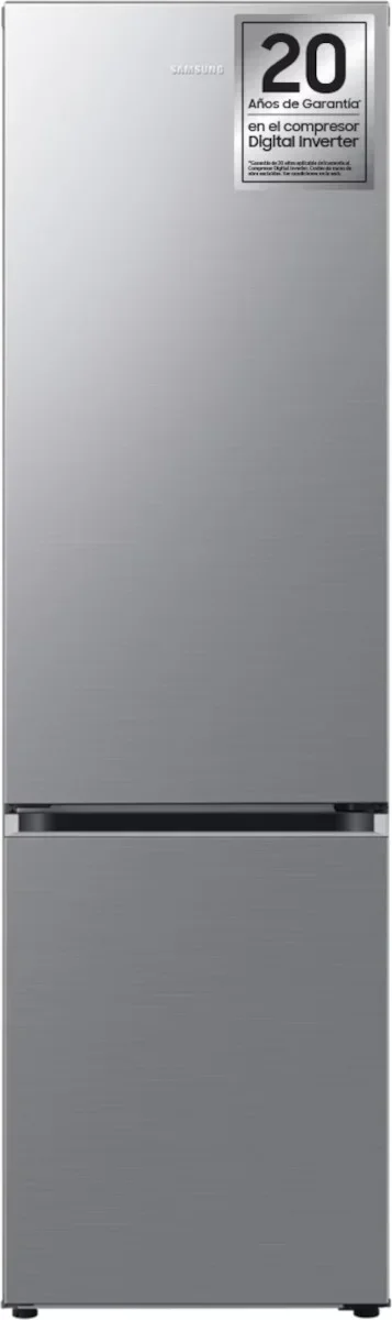 Холодильник Samsung RB38C600DSA/EF серебристый двухкамерный 276/114л морозилка снизу, No Frost