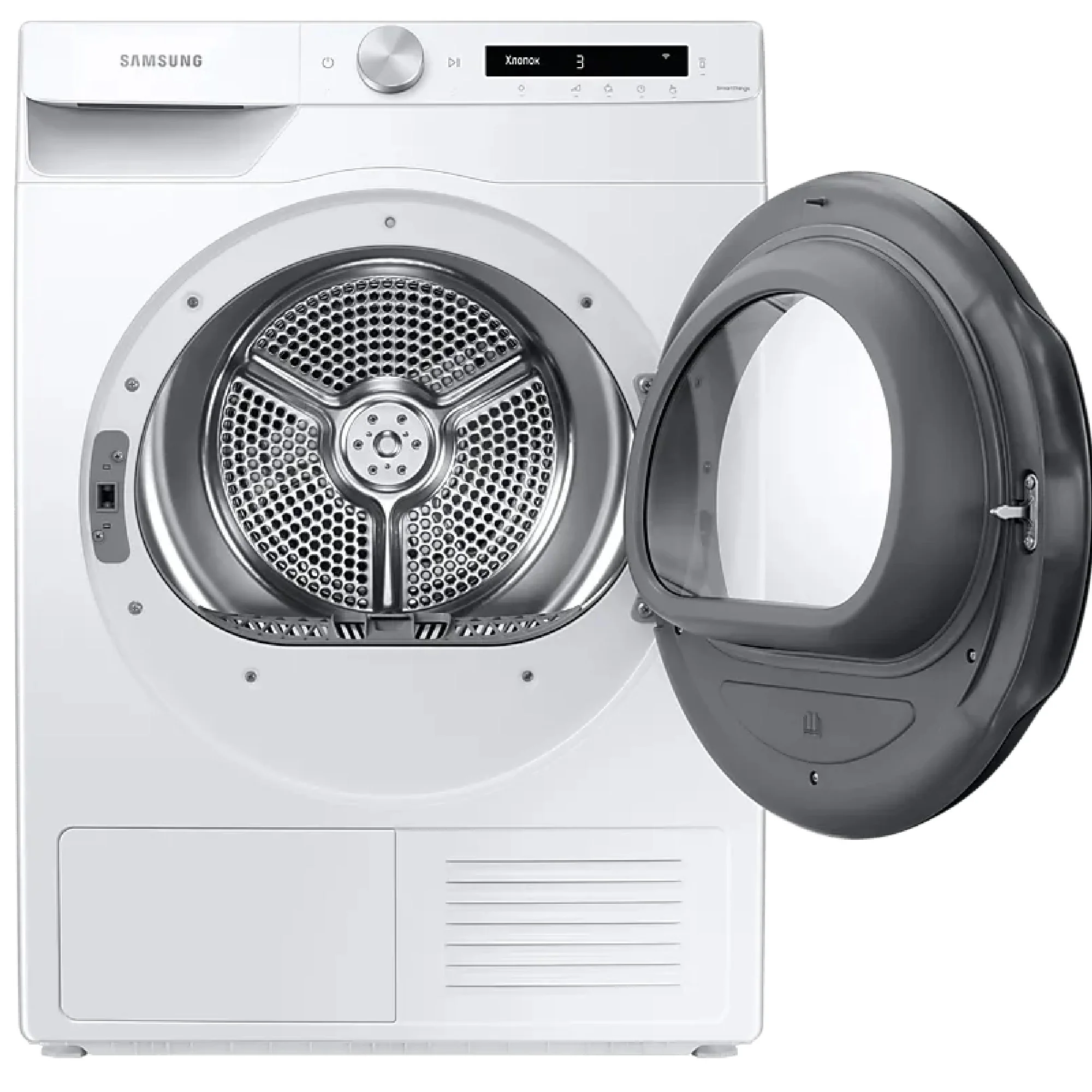 Сушильная машина Samsung DV90T5240AW/LP белый, 9 кг, сушка - тепловой насос, программ - 14, 60 x 85 x 65 см