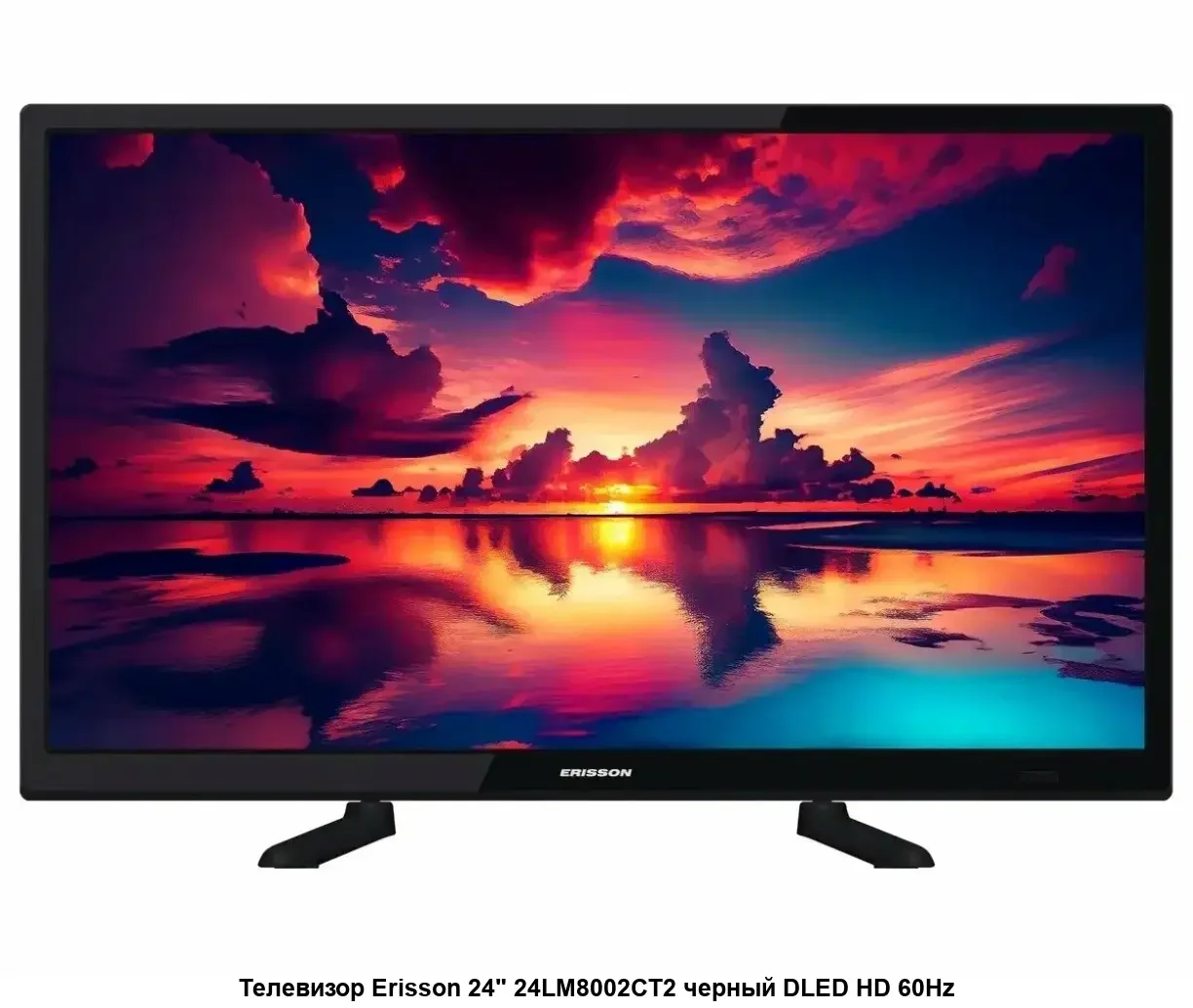 Телевизор Erisson 24" 24LM8002CT2 черный DLED HD 60Hz