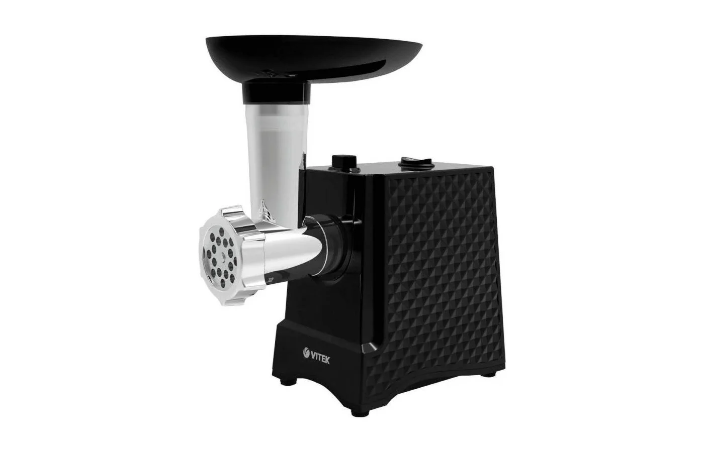 Мясорубка Midnight VITEK VT-3627 MC пластик 2000 вт. реверс,2 кг/мин. диск для фарша