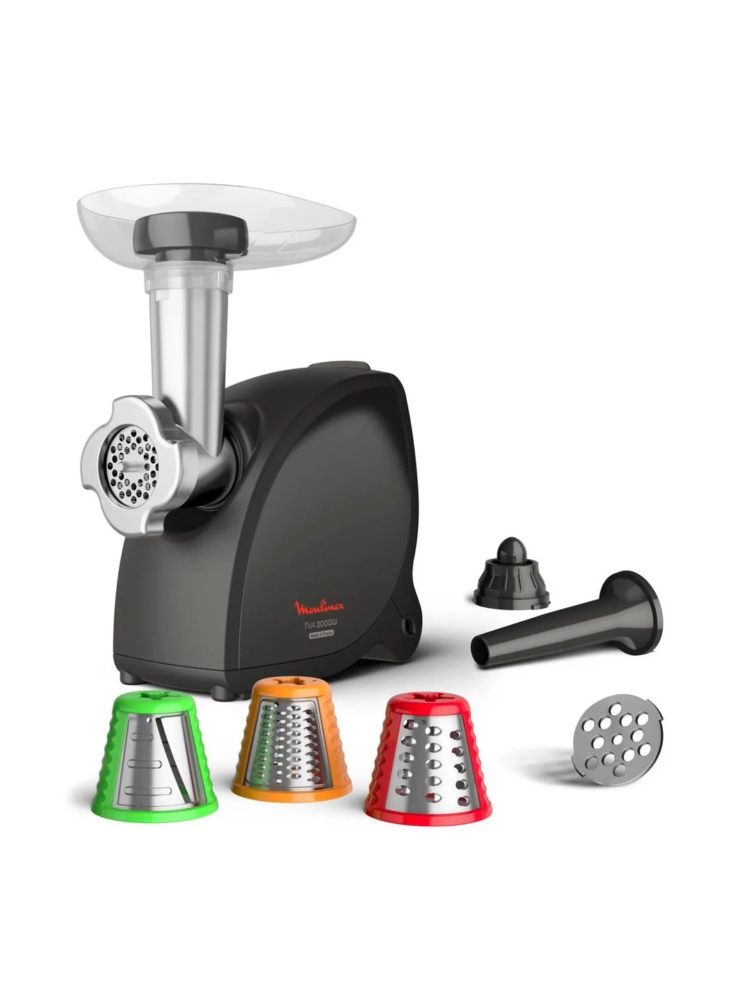 Мясорубка Moulinex ME472832 2000Вт, 2,3кг/мин, 4 насадки,