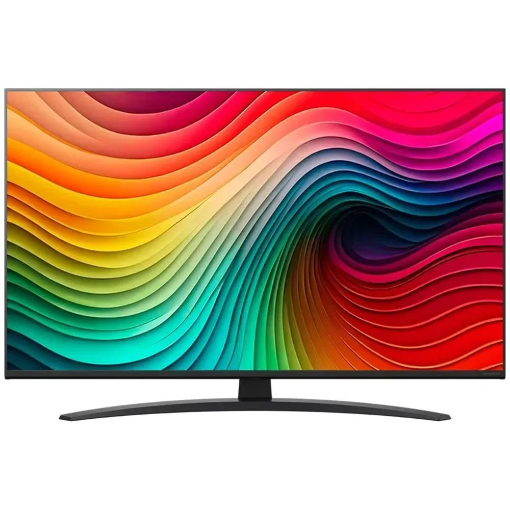 Телевизор LED LG 75" 75NANO81A6A.ARUG черный 4K Ultra HD 60Hz DVB-T DVB-T2 DVB-C DVB-S DVB-S2 USB WiFi Smart TV