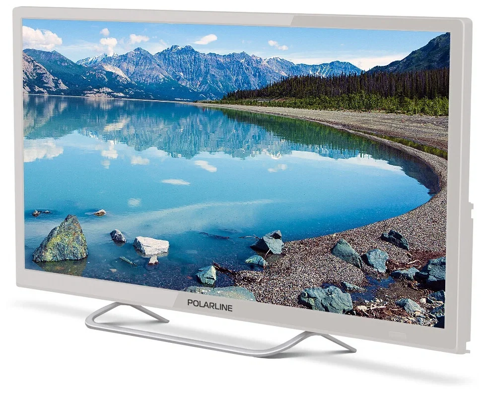 Телевизор LED PolarLine 24" 24PL52TC белый HD 60Hz DVB-T DVB-T2 DVB-C DVB-S2 USB (RUS)