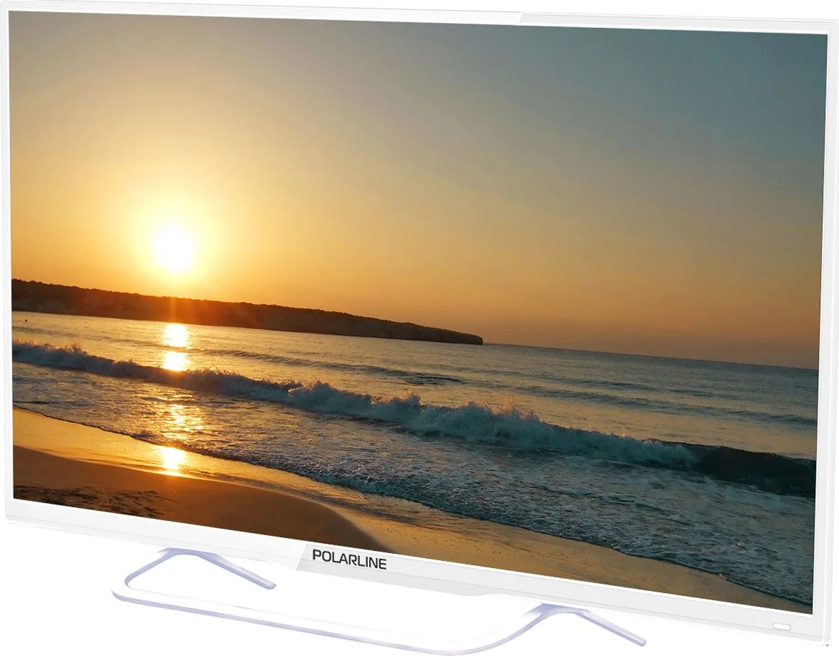 Телевизор LED PolarLine 32" 32PL53TC белый HD 60Hz DVB-T DVB-T2 DVB-C DVB-S2 USB WiFi (RUS)