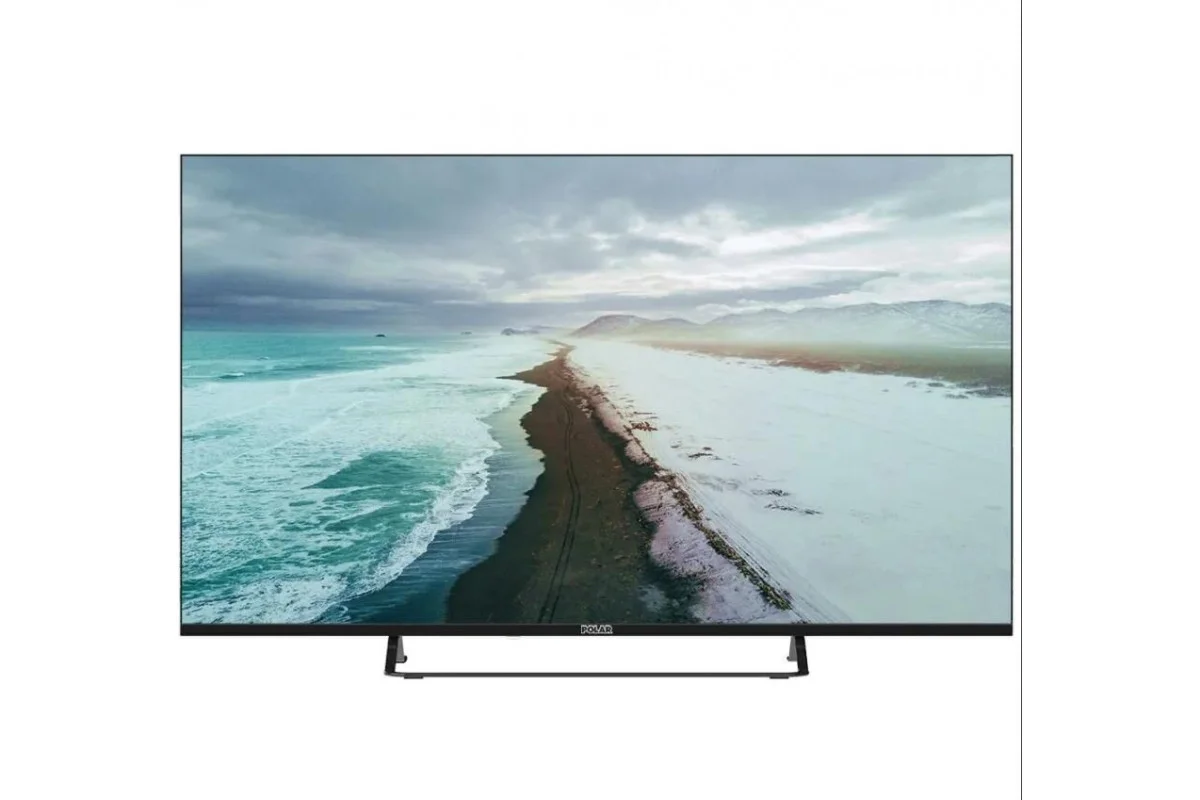 Телевизор LED PolarLine 43" 43PL52TC-SM черный/серебристый FULL HD 60Hz DVB-T DVB-T2 DVB-C DVB-S2 USB WiFi Smart TV (RUS)