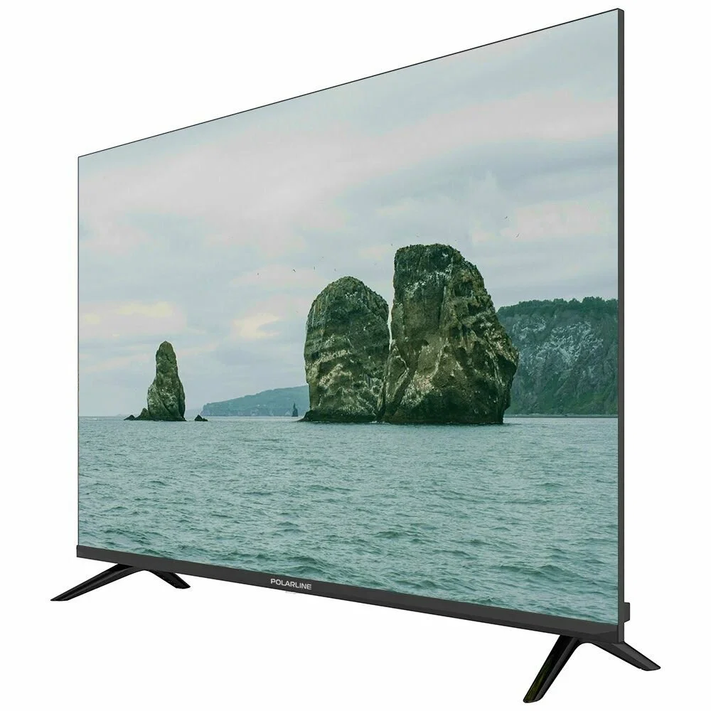Телевизор LED PolarLine 43" 43PU11TC-SM черный 4K Ultra HD 60Hz DVB-T DVB-T2 DVB-C DVB-S DVB-S2 USB WiFi Smart TV (RUS)