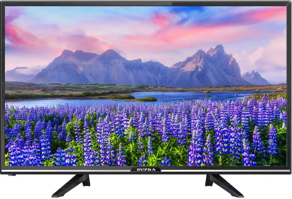 Телевизор LED Supra 40" STV-LC40ST0080F черный FULL HD 60Hz DVB-T DVB-T2 DVB-C USB WiFi Smart TV (RUS)