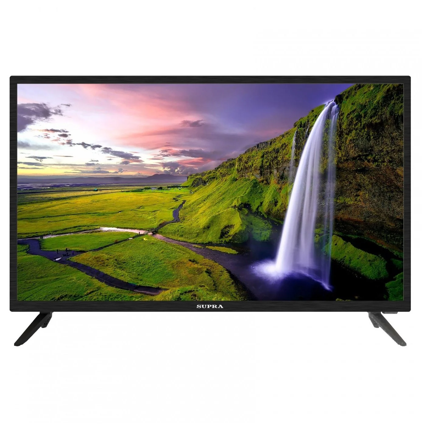 Телевизор LED Supra 43" STV-LC43ST0080F черный FULL HD 60Hz DVB-T DVB-T2 DVB-C USB WiFi Smart TV