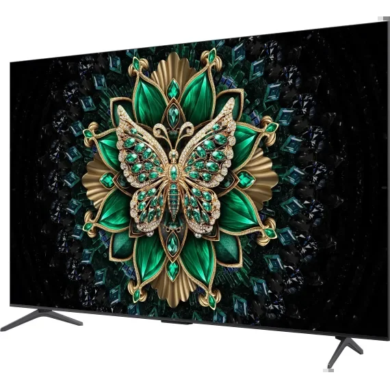 Телевизор LED TCL 85" 85C6K QD-Mini LED Frameless черный 4K Ultra HD 144Hz MEMC DVB-T DVB-T2 DVB-C DVB-S DVB-S2 USB WiFi Smart TV