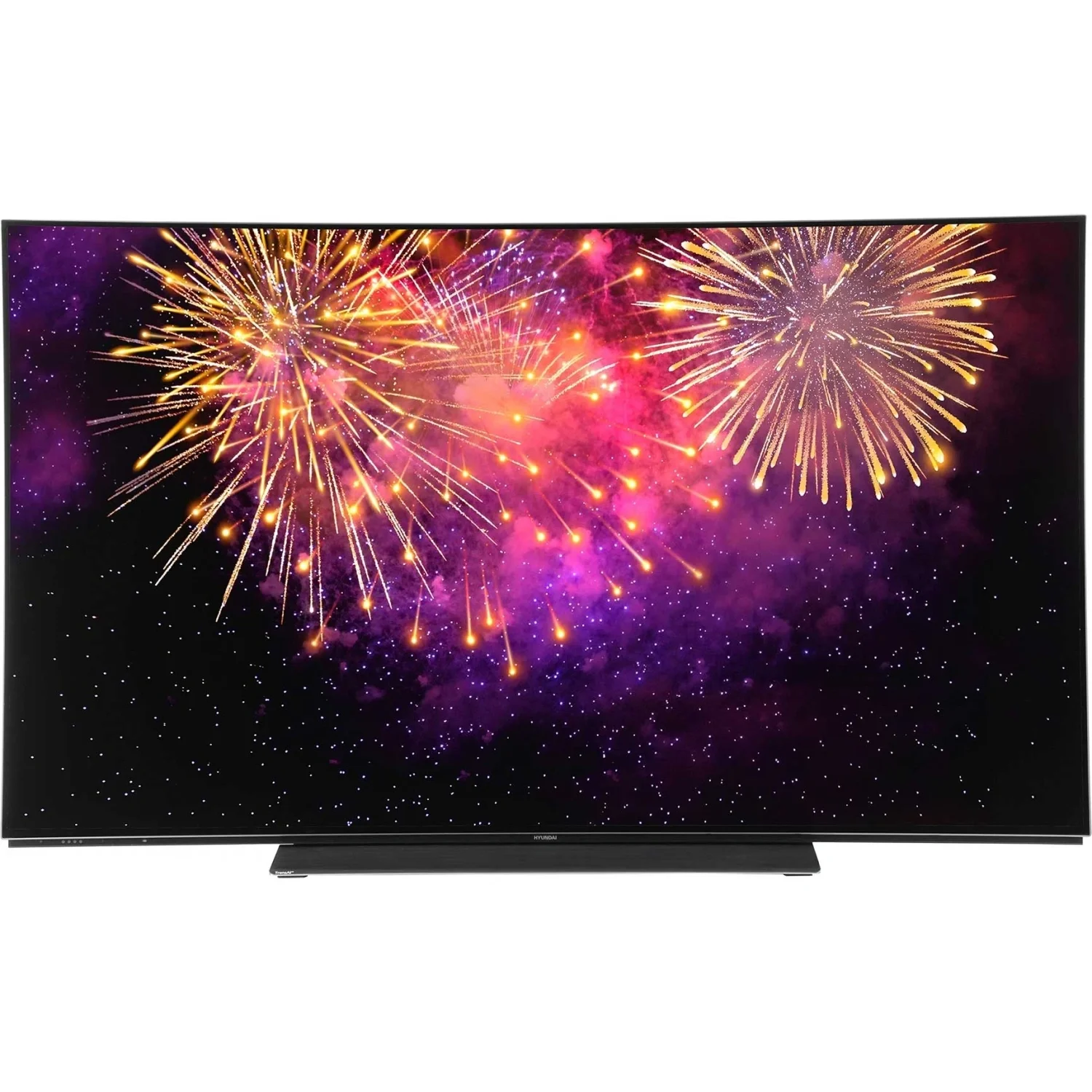 Телевизор OLED Hyundai 55" H-LED55OBU7700 Android TV Frameless черный/черный 4K Ultra HD 120Hz DVB-T DVB-T2 DVB-C DVB-S DVB-S2 USB WiFi Smart TV