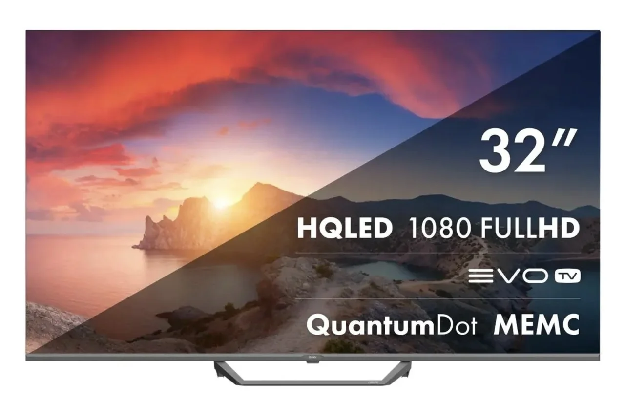 Телевизор QLED Haier 50" Smart TV S2 Pro Frameless черный 4K Ultra HD 60Hz DVB-T DVB-T2 DVB-C DVB-S DVB-S2 USB WiFi Smart TV (RUS)