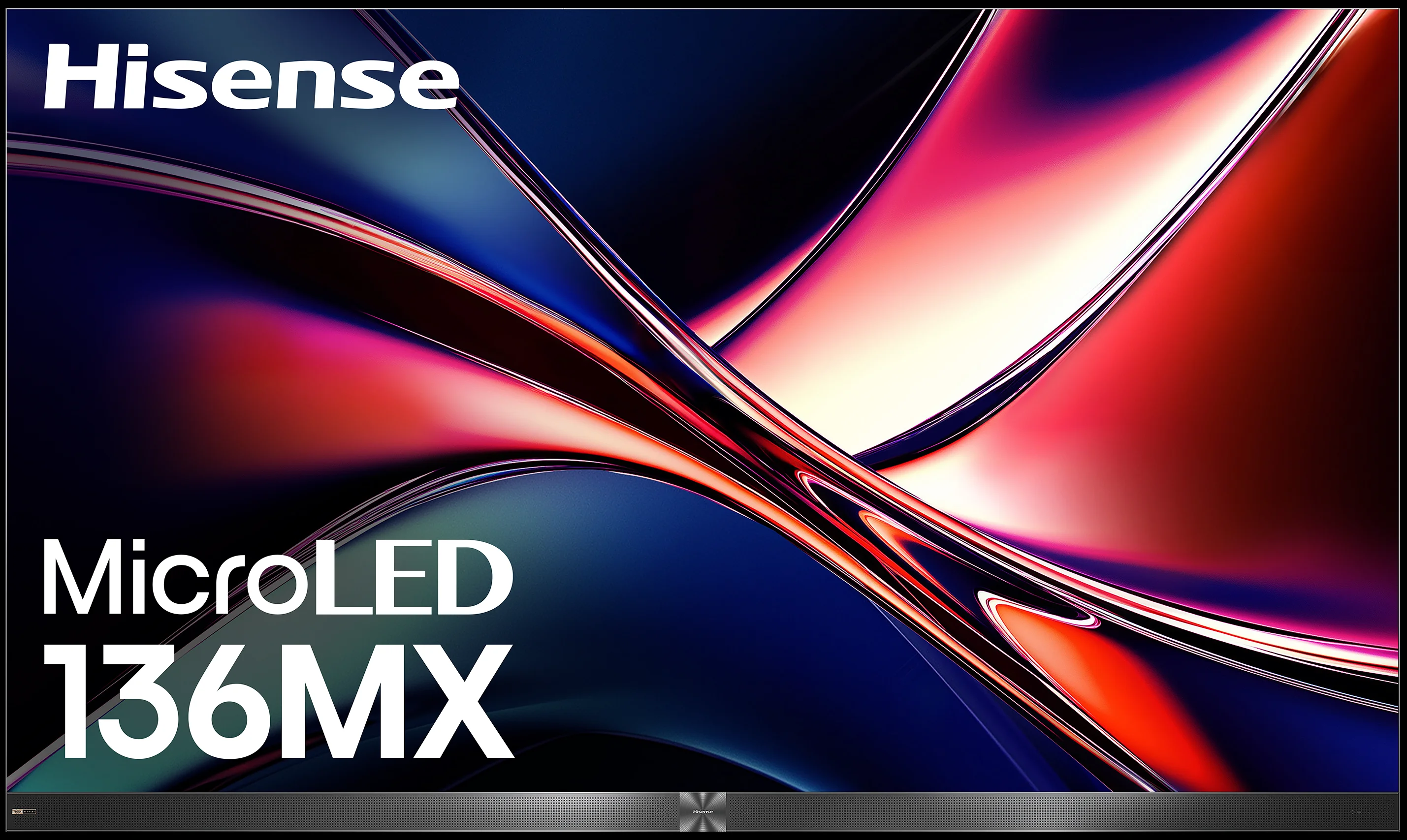 Телевизор QLED Hisense 136" 136MX черный 4K Ultra HD 120Hz DVB-T DVB-T2 DVB-C DVB-S DVB-S2 USB WiFi Smart TV