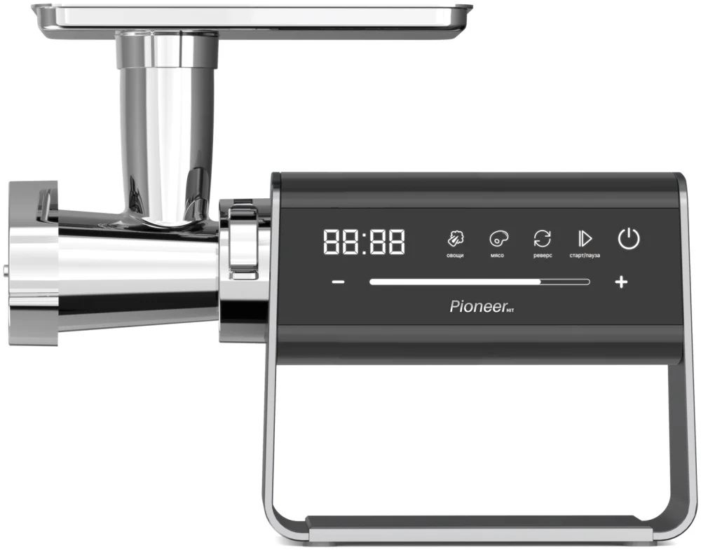 Мясорубка Pioneer MG225 3000Вт  кг/мин.до 3. скорости 6. насад. колбасок и кеббе