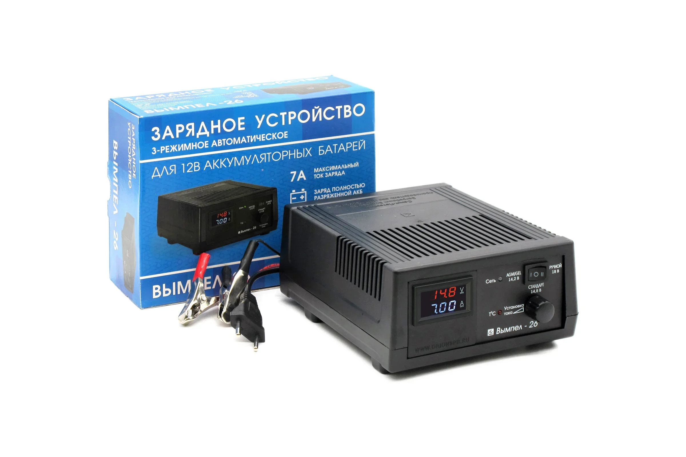 Зарядное устройство для автомобилей Орион Вымпел-25