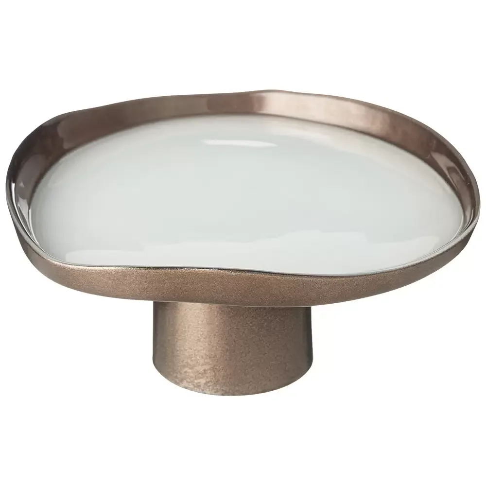 БЛЮДО НА НОЖКЕ "PRO-STYLE" IVORY D=21СМ