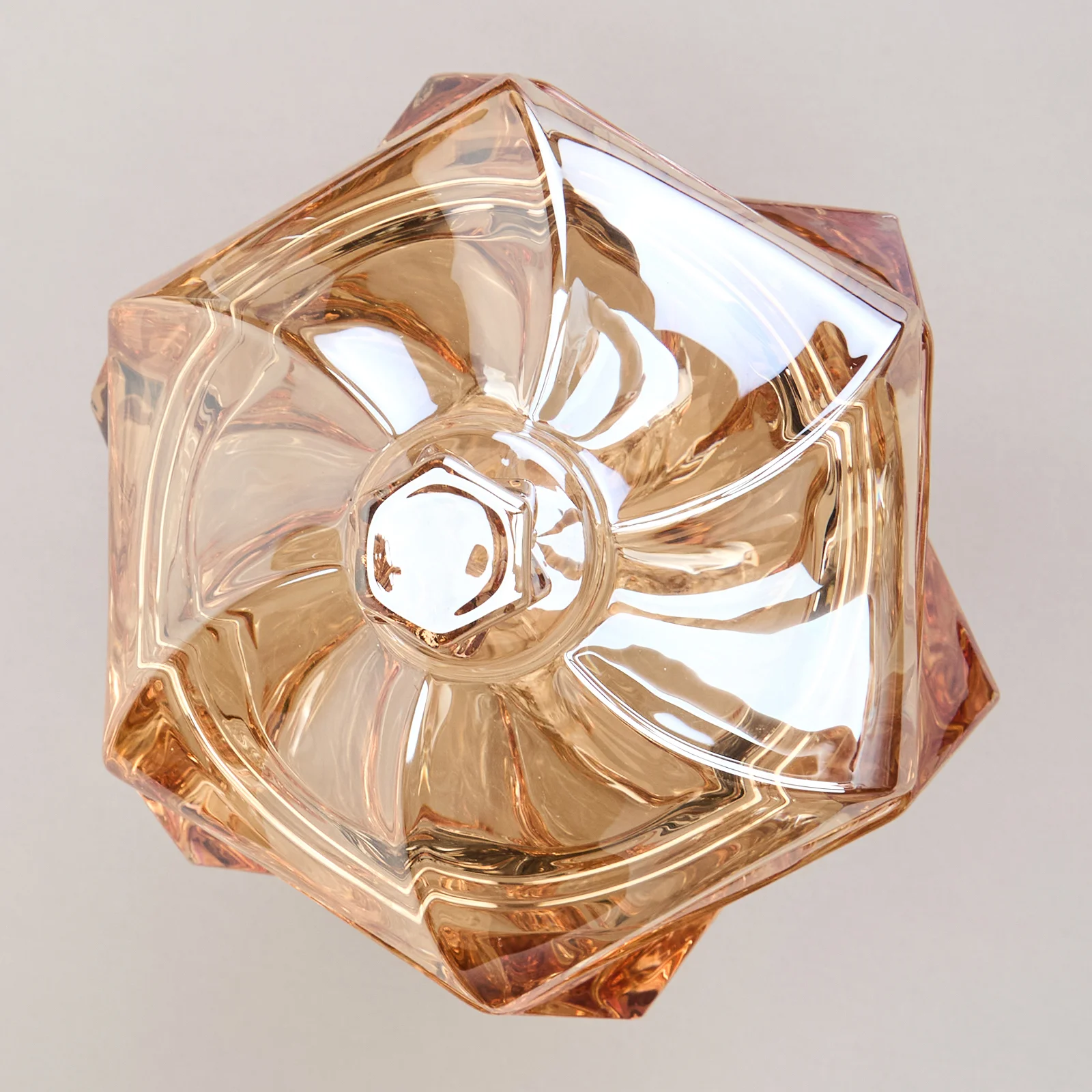 БЛЮДО С КРЫШКОЙ НА НОЖКЕ "BOHEMA" AMBER ДИАМЕТР=11,5 СМ ВЫСОТА=16,5 СМ