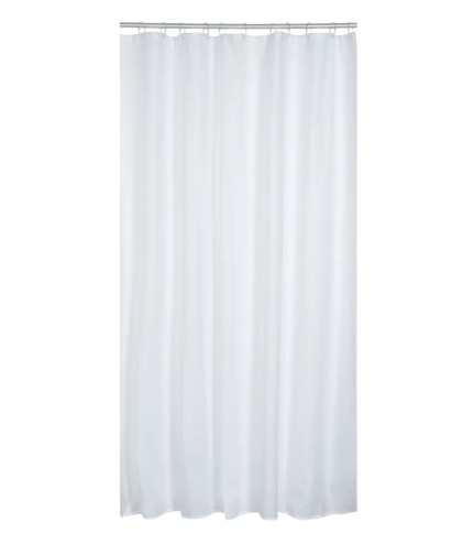 Штора для ванной 180Х200см EMY, белый, SWC-95-61-WHT — фото 1