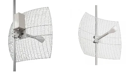 Антенна Крокс KNA24-800/2700P - параболическая MIMO антенна 24 дБ, сборная, F